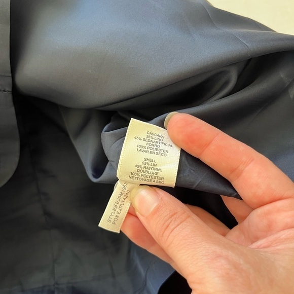 Eliza J Sleeveless Navy with Pink Piping Dress Size 4 - Picture 8 of 9